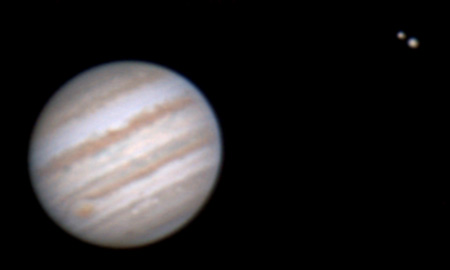 Jupiter 7.4.2004, 18:53 UT