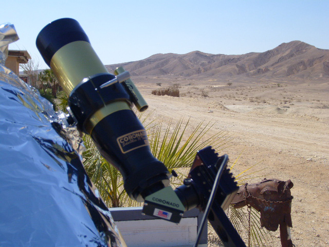 Coronado 70mm-Solarmax-Teleskop mit DSI2pro-CCD